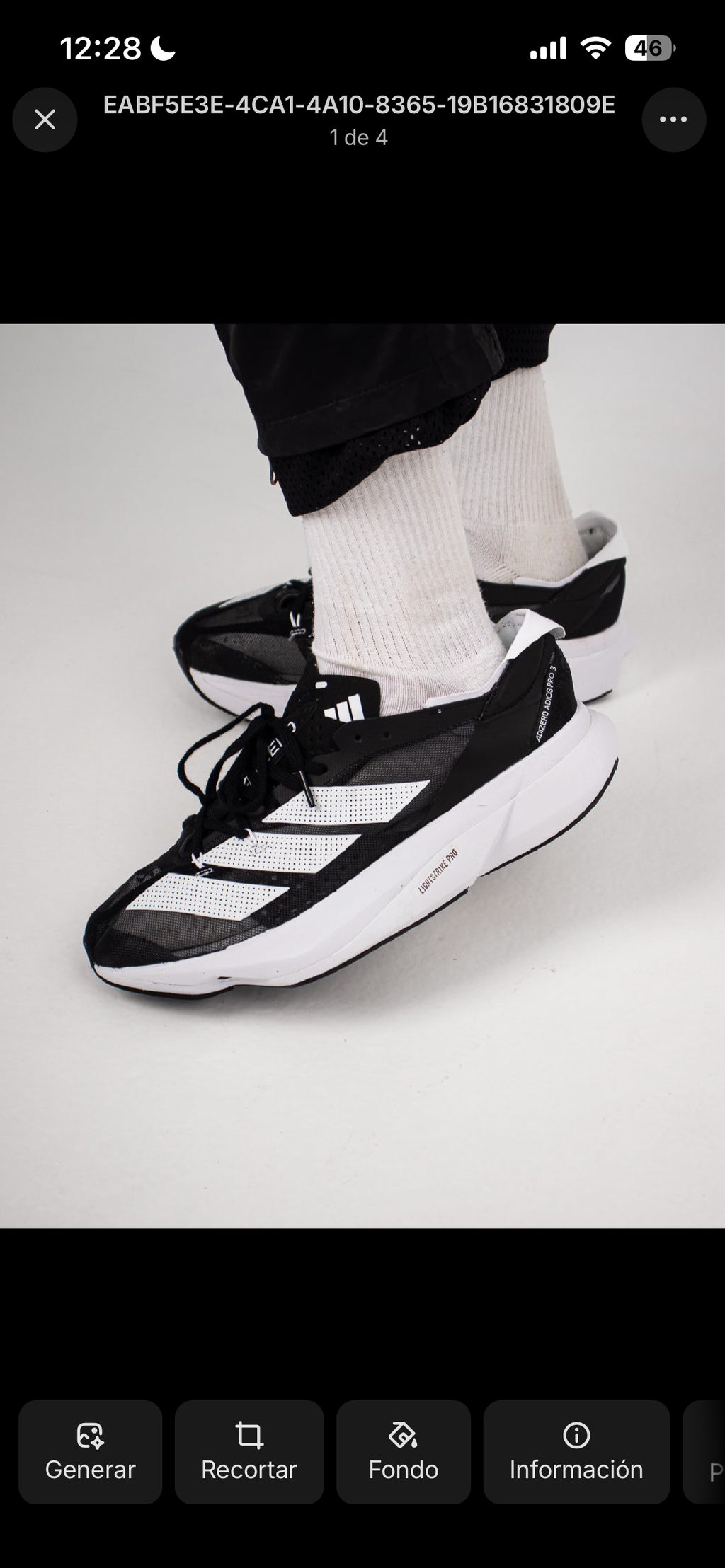 ADIDAS ADIZERO ADIOS PRO 3 NEGRO