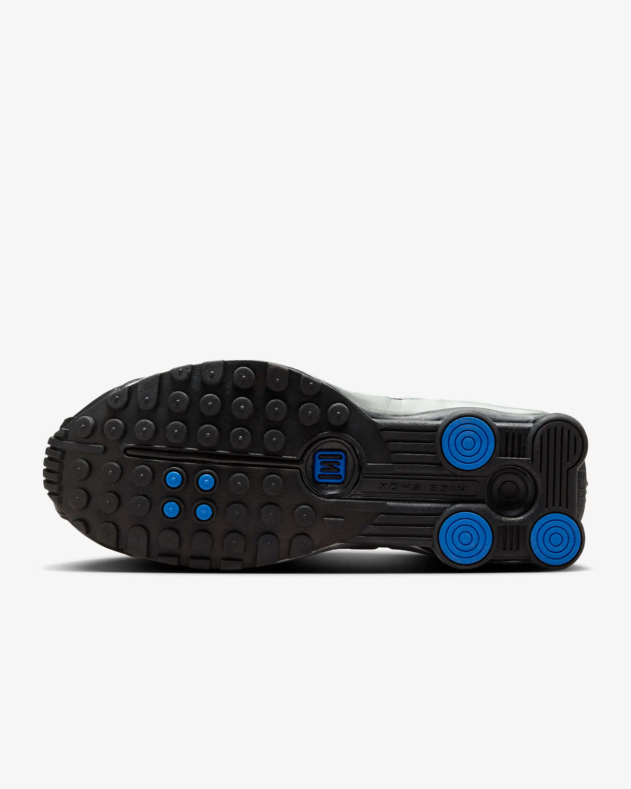 NIKE SHOX R4 GRIS AZUL