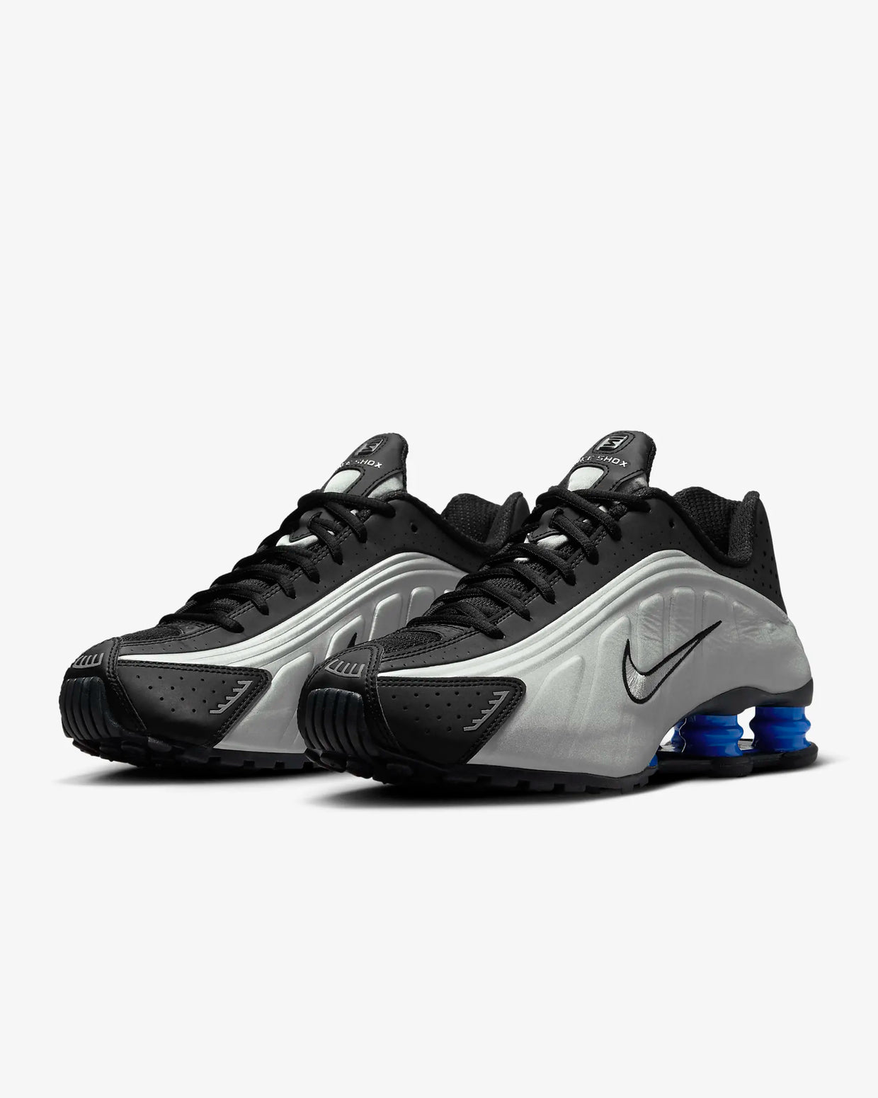 NIKE SHOX R4 GRIS AZUL