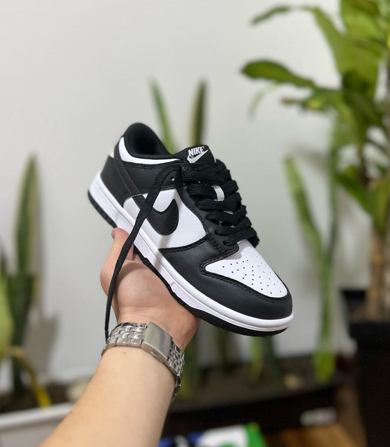 NIKE SB DUNK NEGRO - BLANCO