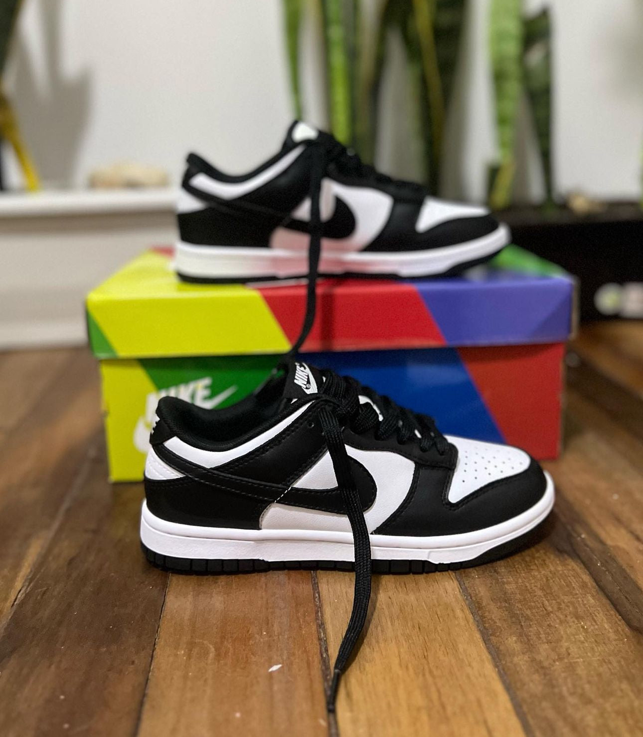 NIKE SB DUNK NEGRO - BLANCO