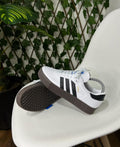 ADIDAS SAMBA BLANCO - NEGRO PLATAFORMA