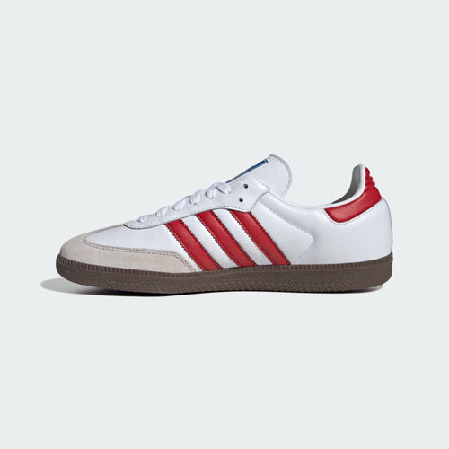 ADIDAS SAMBA BLANCO - ROJO