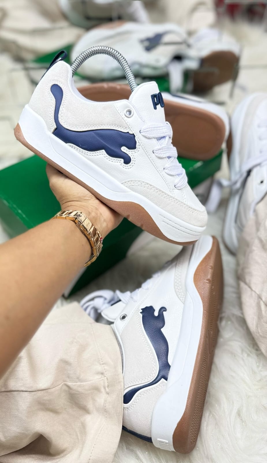 PUMA PARK BLANCO AZUL, eur 36 al 39